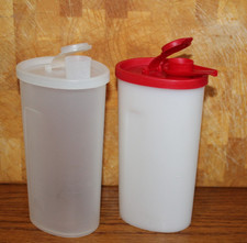 original Tupperware | Doppelpack | 640 | inkl. Deckel | Schüttelbecher | 7 Teile