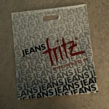 alte Tragetasche Plastiktüte  Jeans Fritz Werbung  Sammeln