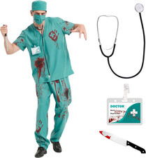 Halloween Zombie Arzt Kostüm