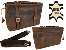 Echtes Leder Aktentasche