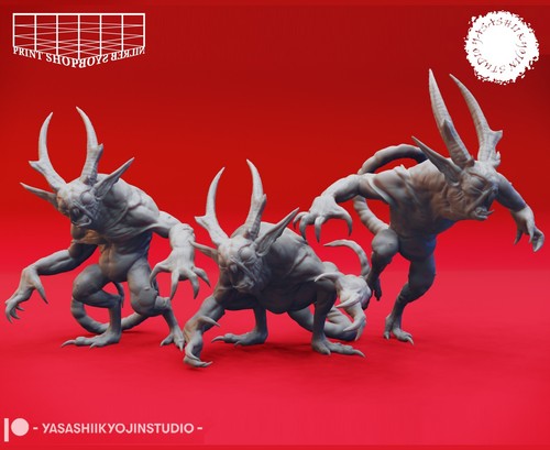 Quasit miniatur set dämon - quasit,