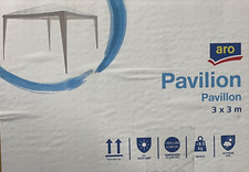 Pavillon 3x3m gartenpavillon - pavillon,