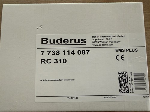 Buderus rc310 weiß 7738114087 - rc310,