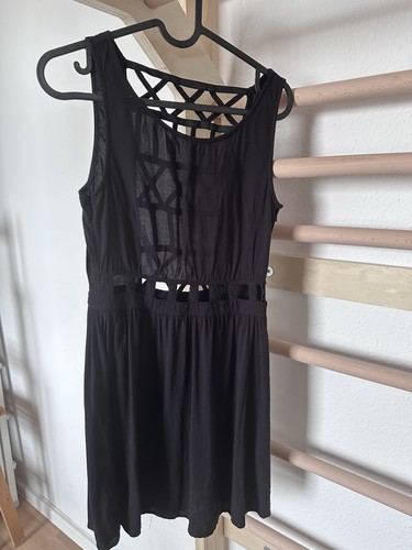 Kleid m schwarz cut - kleid, h&m