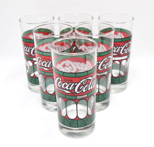 Coca cola tiffany glas set - cola,