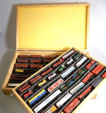 (9876)  RAR Spur N Aufbewahrunskoffer Transportkoffer Holz mit Einlage