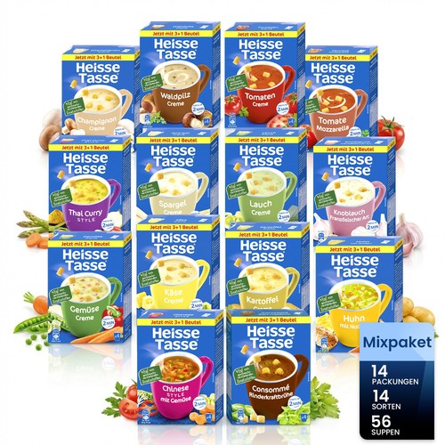 Mixpaket erasco heisse - , tasse