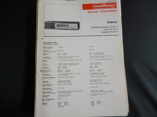 Original service manual - original,