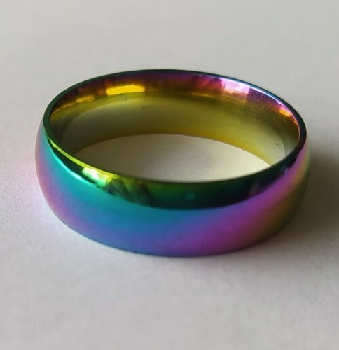 Regenbogen ring 6mm - 🌈,