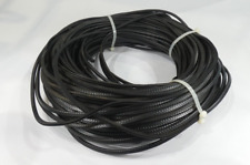 30 Meter Kederleiste/Kantenschutz Alu U-Form für 1,5mm - 2,5mm schwarz