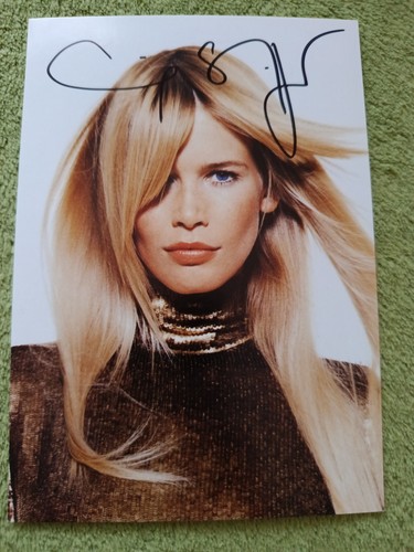 Original autogramm claudia - autogramm,
