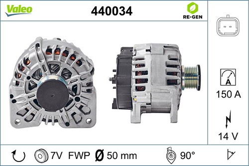 Valeo lichtmaschine 150 mit - valeo, a