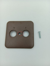 GIRA altes Standard Flächenprogramm 2 Loch SAT-Abdeckung Typ 219 mattbraun (153)