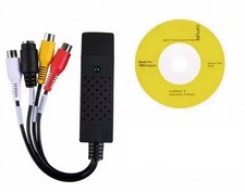 USB Grabber Audio Video S.Video auf USB Wandler AV Konverter für Digitalisierung
