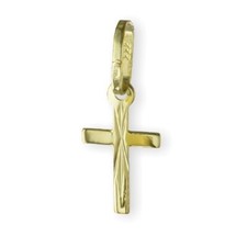 ECHT 333 Gold 8 Karat Kreuz Anhänger Kreuzanhänger Kommunion Konfirmation Kette