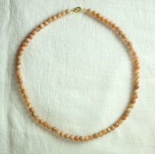 Kette Echter Mondstein rosa