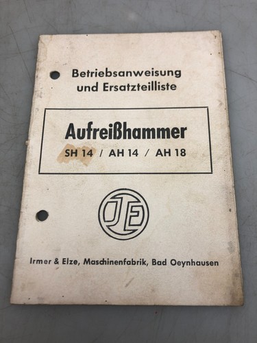 Aufreißhammer irmer elze - aufreißhammer,