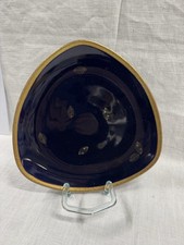 Ilmenau Henneberg Porzellan Echt Kobalt Schale Gold Dekor Prunkschale Teller