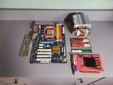 GIGABYTE GA-M52L-S3P, AM2+/Am3 Motherboard +Athlon 64 X2 , 3GB RAM ATI Radeon 