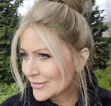 Echthaar Perücken braun mit