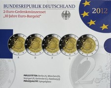 2 EUR Gedenkmünzen-Set