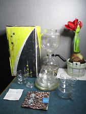 SINTRAX Kaffeebereiter Jenaer Glas SAALE GLAS ovp Teeservice 6 Pers.