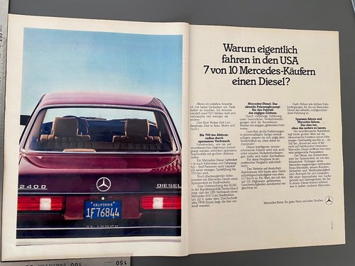 1981 mercedes w123 diesel usa - mercedes,