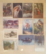 11 Alte Postkarten Jahr  ab