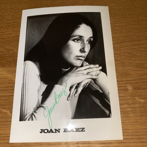 Autogramm joan baez - autogramm,