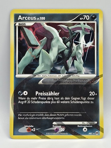 Pokemonkarte platin arceus - pokemonkarte,