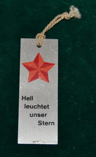 Ddr alu plakette - alu-plakette, "hell