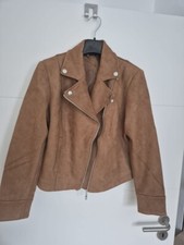 Wildleder Imitat Jacke braun