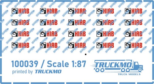 Truckmo decals logo hiab krane - decals,