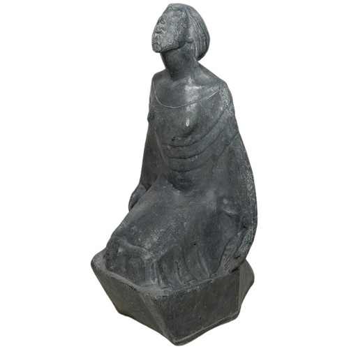 Art deco skulptur jeanne - skulptur,
