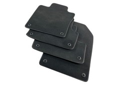 Original R-Design Stoff Fußmatten Volvo schwarz Velours XC60 II Teppich Rips