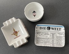 3 Aschenbecher Werbung/Reklame
