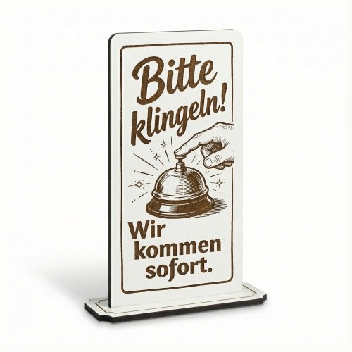 Aufsteller schild bitte - schild, „bitte