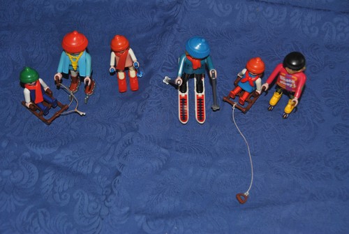 Playmobil figuren skifahrer - figuren,