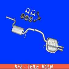 VW Passat 1.8 TSI / 2.0 FSI ENDSCHALLDÄMPFER + MITTELSCHALLDÄMPFER Auspuffanlage