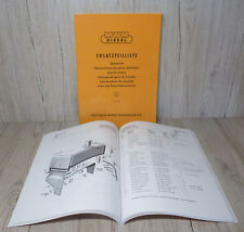 MWM Ersatzteilliste Motor