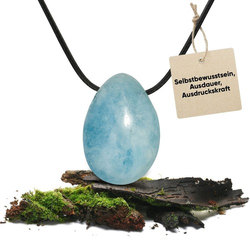 Aquamarin edelstein anhänger - aquamarin,