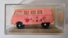 H0 Brekina VW T1 Bus Bulli Pink Rosa Just Married 3302