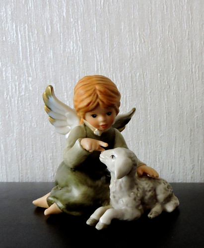 Goebel engel mit lämmchen - engel, 10