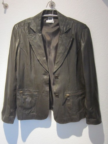 Damen lederjacke bonita braun - damen,