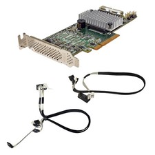 LSI MR SAS 9271-8i  L3-25413-10B 2-Port 6G SFF-8087 RAID Controller +Cables LP
