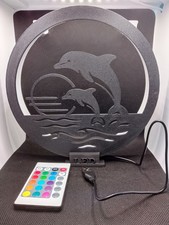 Delfin Deko Ringlichtlampe Mit