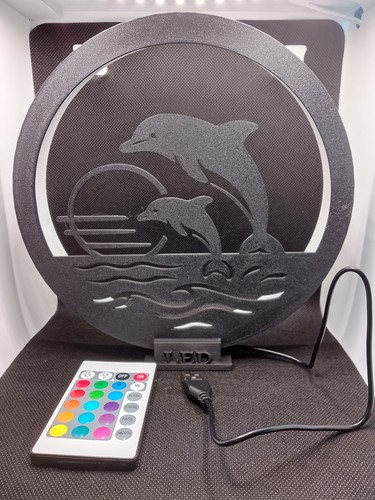 Delfin deko ringlichtlampe mit - delfin,