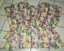 CHIFFON Tunika Bluse STRAND