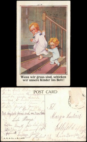 Scherzkarte wenn wir - wir, gross