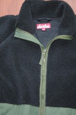 Derbe, tolle Fleecejacke, weich, dunkelblau  mit dunkelgrünen Akzenten, S -  M